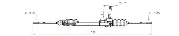 GENERAL RICAMBI LA4006 Рульовий механізм