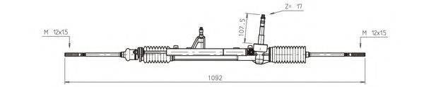 GENERAL RICAMBI LA4011 Рульовий механізм