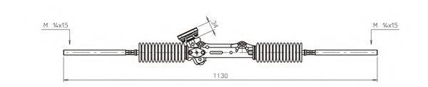 GENERAL RICAMBI PE4009 Рульовий механізм