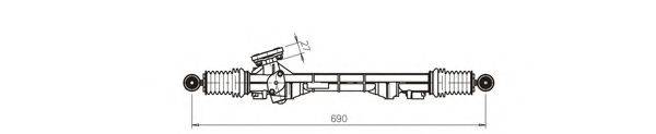 GENERAL RICAMBI RE4017 Рульовий механізм