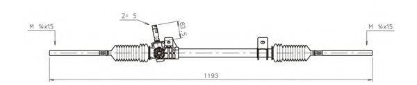 GENERAL RICAMBI RE4033 Рульовий механізм