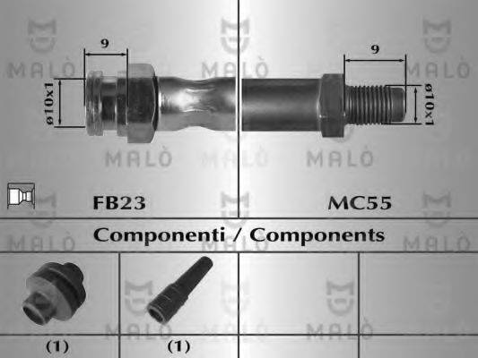 MALO 80285 Гальмівний шланг