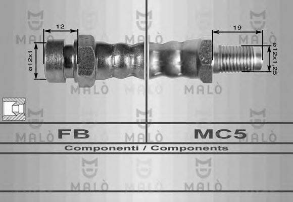 MALO 8056 Шланг зчеплення