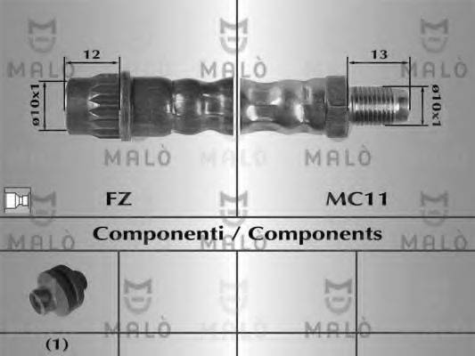 MALO 81004 Гальмівний шланг