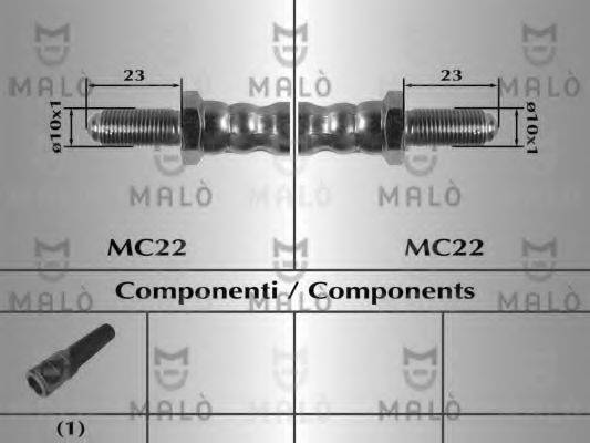 MALO 8204 Гальмівний шланг