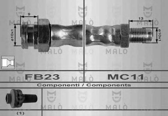 MALO 8401 Гальмівний шланг