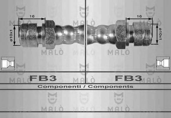 MALO 8475 Гальмівний шланг