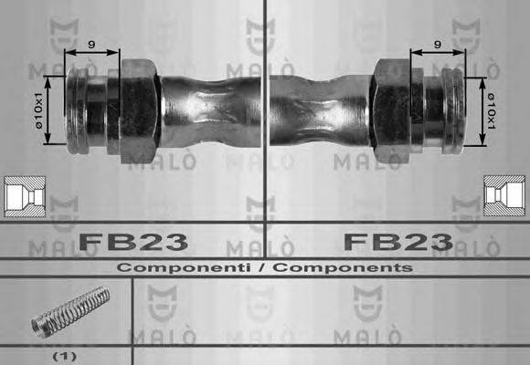 MALO 8626 Гальмівний шланг