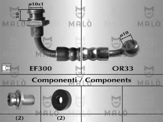 MALO 8951 Гальмівний шланг