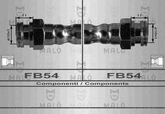 MALO 8967 Гальмівний шланг
