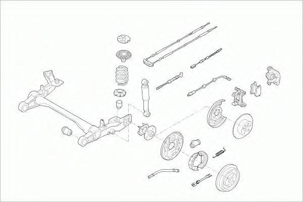 SACHS OPELASTRARS024 Рульове управління; Підвіска колеса