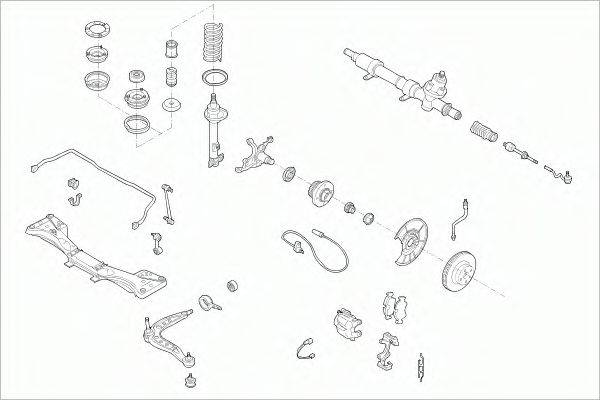 SACHS BMW3COUFS004 Рульове управління; Підвіска колеса