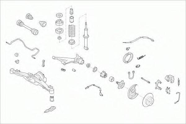 SACHS BMW5RS006 Рульове управління; Підвіска колеса