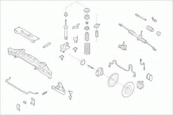 SACHS SMARTFORTWFS003 Рульове управління; Підвіска колеса