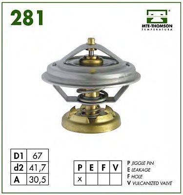 MTE-THOMSON 28180 Термостат, охолоджуюча рідина