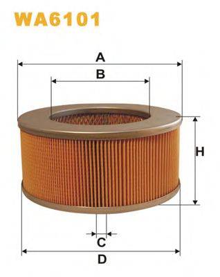 WIX FILTERS WA6101 Повітряний фільтр