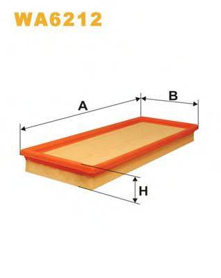 WIX FILTERS WA6212 Повітряний фільтр