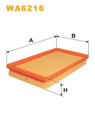 WIX FILTERS WA6216 Повітряний фільтр