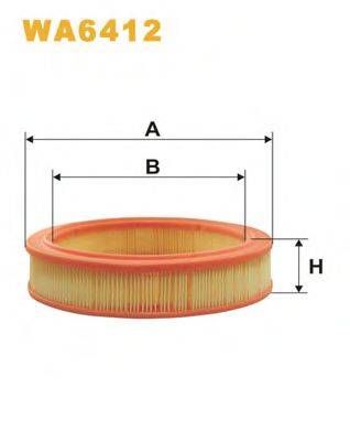 WIX FILTERS WA6412 Повітряний фільтр