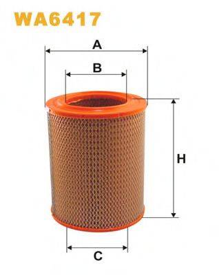 WIX FILTERS WA6417 Повітряний фільтр