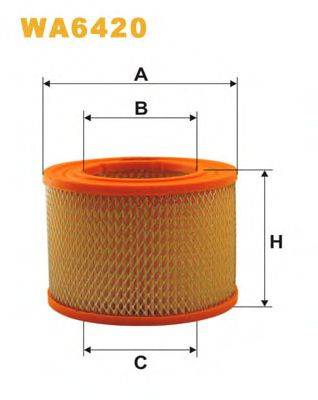 WIX FILTERS WA6420 Повітряний фільтр