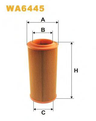 WIX FILTERS WA6445 Повітряний фільтр