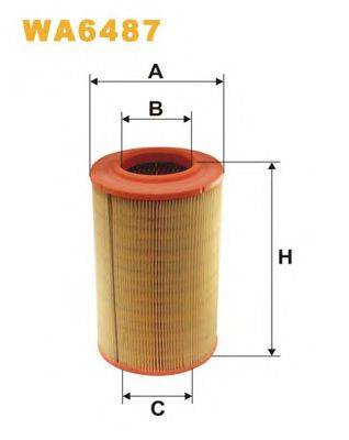 WIX FILTERS WA6487 Повітряний фільтр