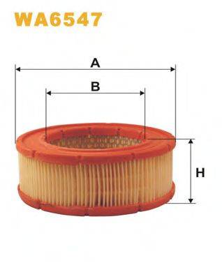 WIX FILTERS WA6547 Повітряний фільтр