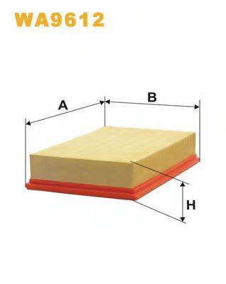 WIX FILTERS WA9612 Повітряний фільтр
