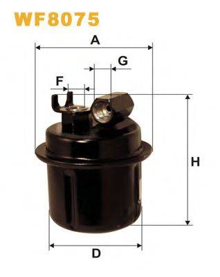 WIX FILTERS WF8075 Паливний фільтр