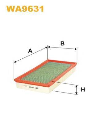 WIX FILTERS WA9631 Повітряний фільтр