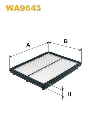 WIX FILTERS WA9643 Повітряний фільтр