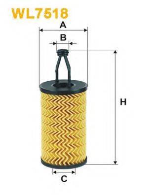 WIX FILTERS WL7518 Масляний фільтр