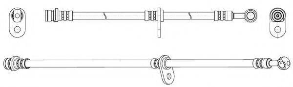 CEF 510901 Гальмівний шланг