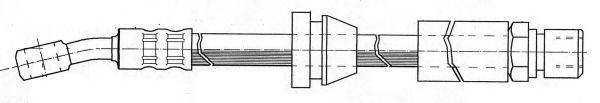 CEF 511698 Гальмівний шланг