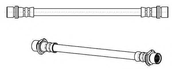 CEF 512730 Гальмівний шланг