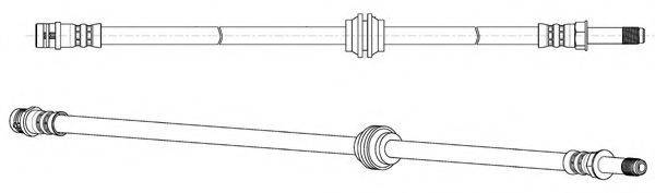 CEF 512822 Гальмівний шланг