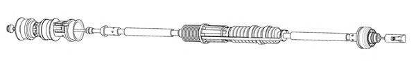 CEF PU01139 Трос, управління зчепленням