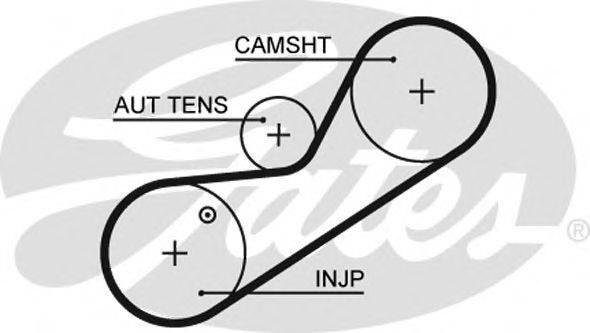 GATES 5546XS Ремінь ГРМ