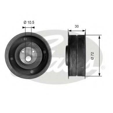 GATES T41080 Натяжний ролик, ремінь ГРМ