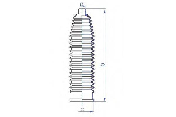 DA SILVA K5344 Пильовик, рульове управління