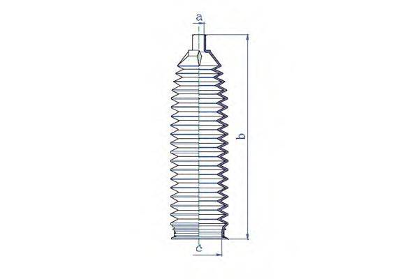 DA SILVA K5377 Пильовик, рульове управління