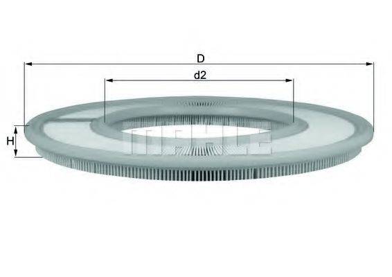 KNECHT LX91 Повітряний фільтр