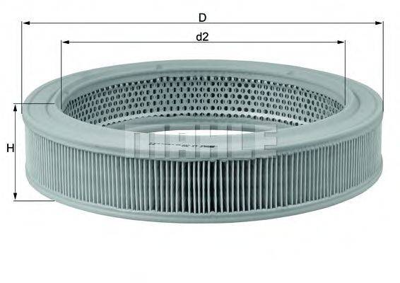 KNECHT LX208 Повітряний фільтр