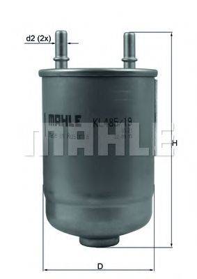 KNECHT KL48519D Паливний фільтр