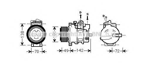 PRASCO MSK566 Компресор, кондиціонер