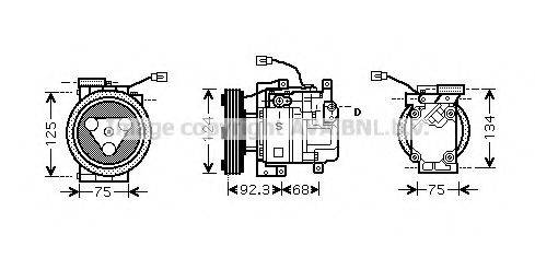 PRASCO MZK219 Компресор, кондиціонер