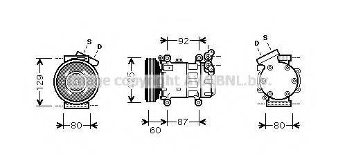 PRASCO RTK080 Компресор, кондиціонер