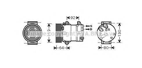 PRASCO RTK429 Компресор, кондиціонер