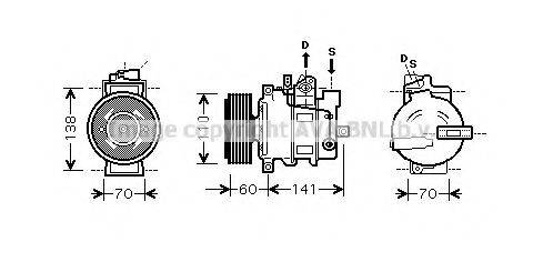 PRASCO AIK271 Компресор, кондиціонер